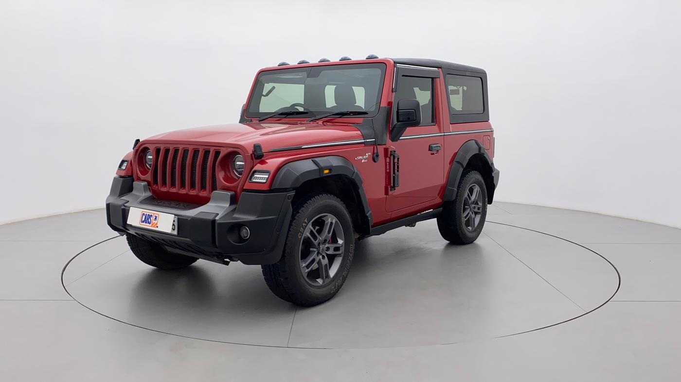 2022 Mahindra Thar LX PETROL HT 4WD AT, Petrol, Automatic, 10,253 km, Left Front Diagonal