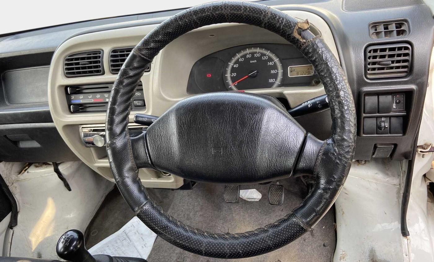 2018 Maruti Eeco 5 STR WITH A/C+HTR, CNG, Manual, 91,263 km, Steering Wheel Close Up