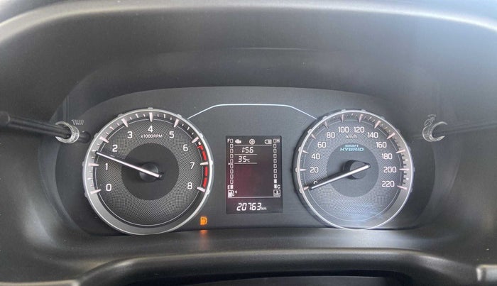 2023 Maruti BREZZA VXI SMART HYBRID, Petrol, Manual, 20,801 km, Odometer Image