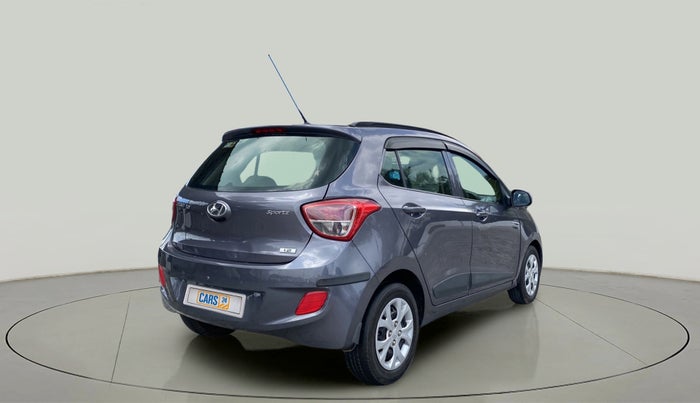 2016 Hyundai Grand i10 SPORTZ 1.2 KAPPA VTVT, Petrol, Manual, 65,469 km, Right Back Diagonal