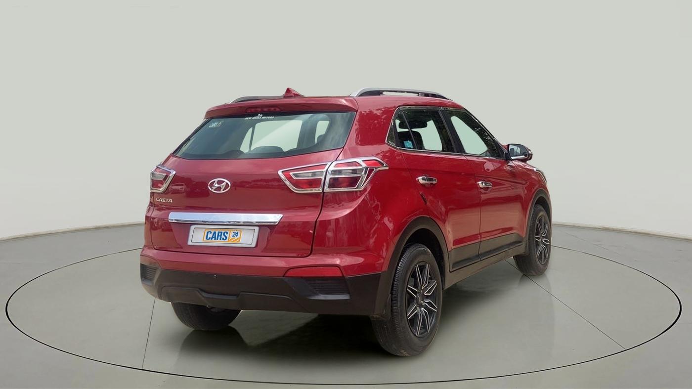 2017 Hyundai Creta E PLUS 1.6 PETROL, Petrol, Manual, 50,026 km, Right Back Diagonal