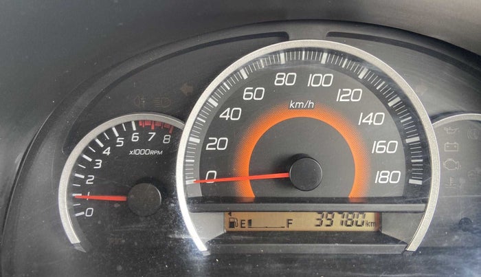 2016 Maruti Wagon R 1.0 VXI, Petrol, Manual, 39,750 km, Odometer Image