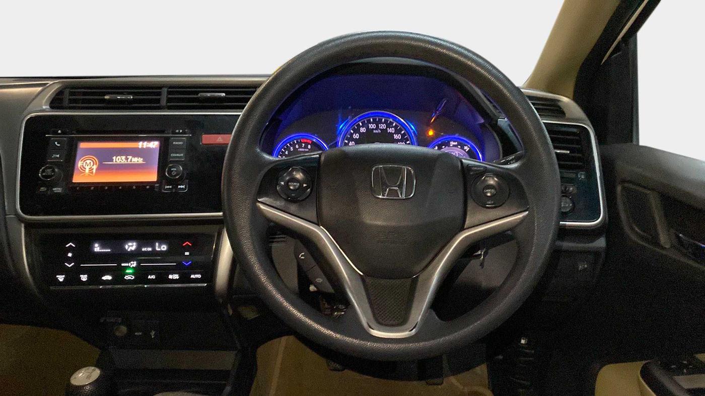 2015 Honda City 1.5L I-VTEC V MT, Petrol, Manual, 96,379 km, Steering Wheel Close Up