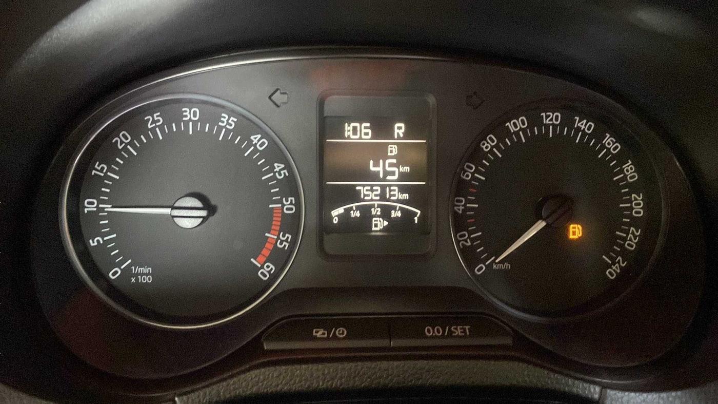 2018 Skoda Rapid STYLE 1.5 TDI AT, Diesel, Automatic, 75,210 km, Odometer Image