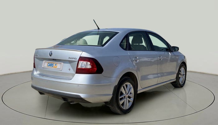 2018 Skoda Rapid STYLE 1.5 TDI AT, Diesel, Automatic, 75,210 km, Right Back Diagonal