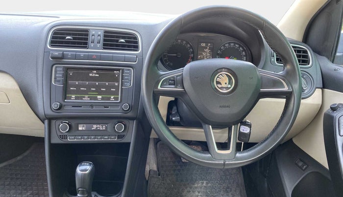 2018 Skoda Rapid STYLE 1.5 TDI AT, Diesel, Automatic, 75,210 km, Steering Wheel Close Up