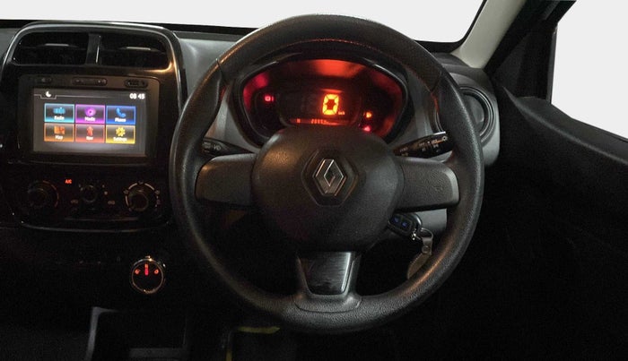 2017 Renault Kwid RXT 1.0 AMT (O), Petrol, Automatic, 27,077 km, Steering Wheel Close Up