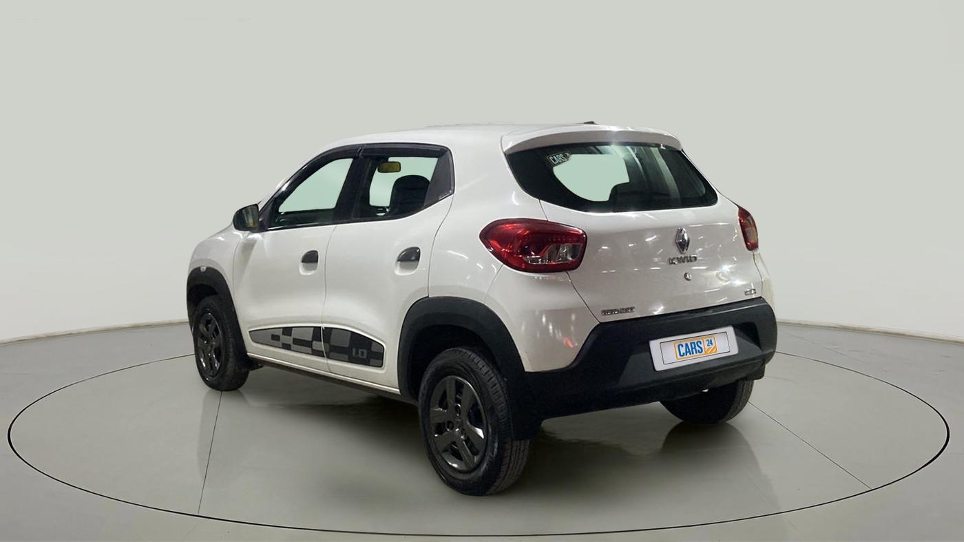 2017 Renault Kwid RXT 1.0 AMT (O), Petrol, Automatic, 27,077 km, Left Back Diagonal