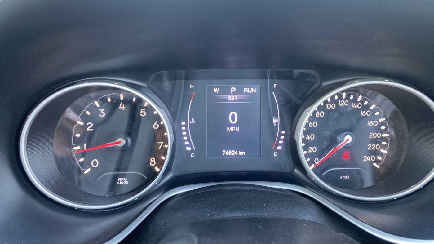 2017 Jeep Compass LIMITED 1.4 PETROL AT, Petrol, Automatic, 74,613 km, Odometer Image