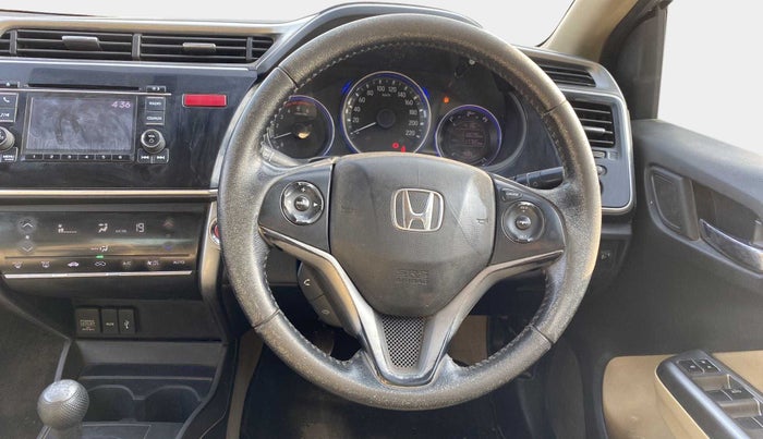 2014 Honda City 1.5L I-DTEC VX, Diesel, Manual, 1,19,342 km, Steering Wheel Close Up