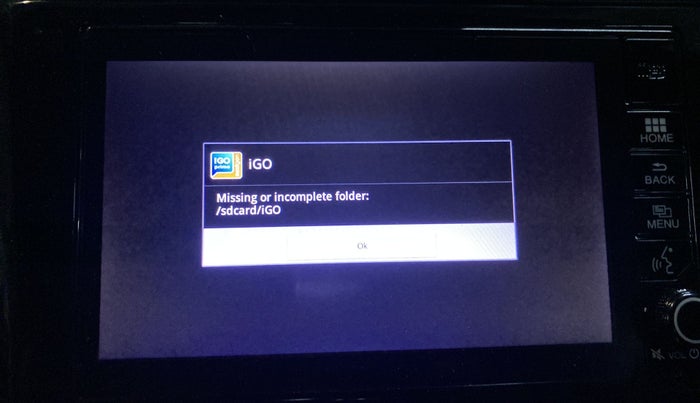 2017 Honda WR-V 1.2L I-VTEC VX MT, Petrol, Manual, 51,948 km, Infotainment system - GPS Card not working/missing