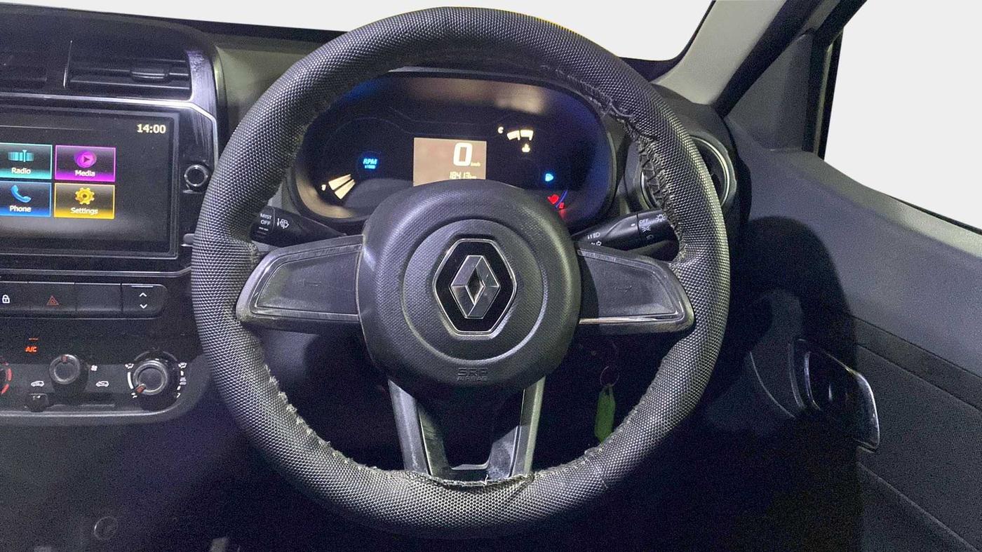 2019 Renault Kwid RXT 1.0 (O), Petrol, Manual, 18,550 km, Steering Wheel Close Up