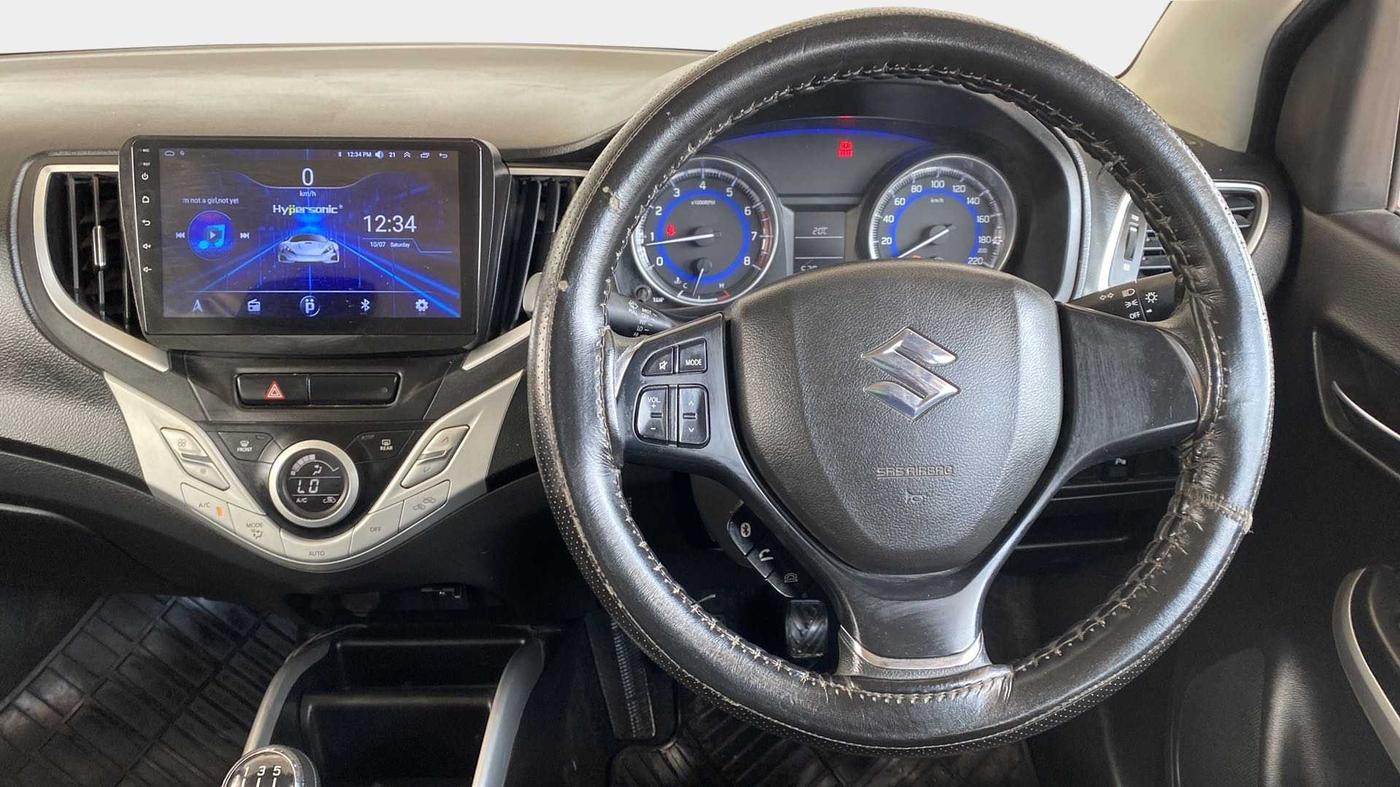 2017 Maruti Baleno DELTA PETROL 1.2, Petrol, Manual, 52,811 km, Steering Wheel Close Up