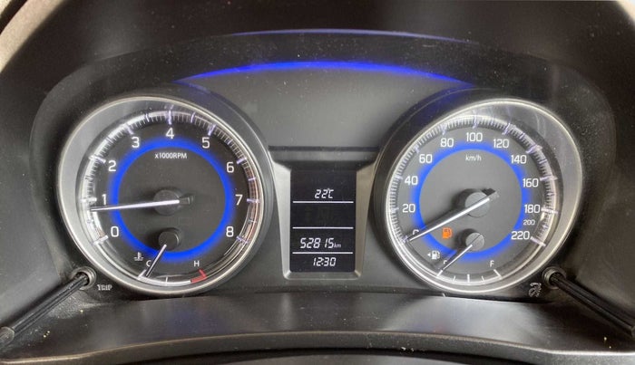 2017 Maruti Baleno DELTA PETROL 1.2, Petrol, Manual, 52,811 km, Odometer Image
