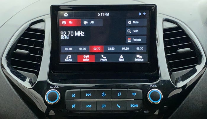 2021 Ford Figo Aspire TITANIUM 1.2 PETROL, Petrol, Manual, 23,529 km, Infotainment System