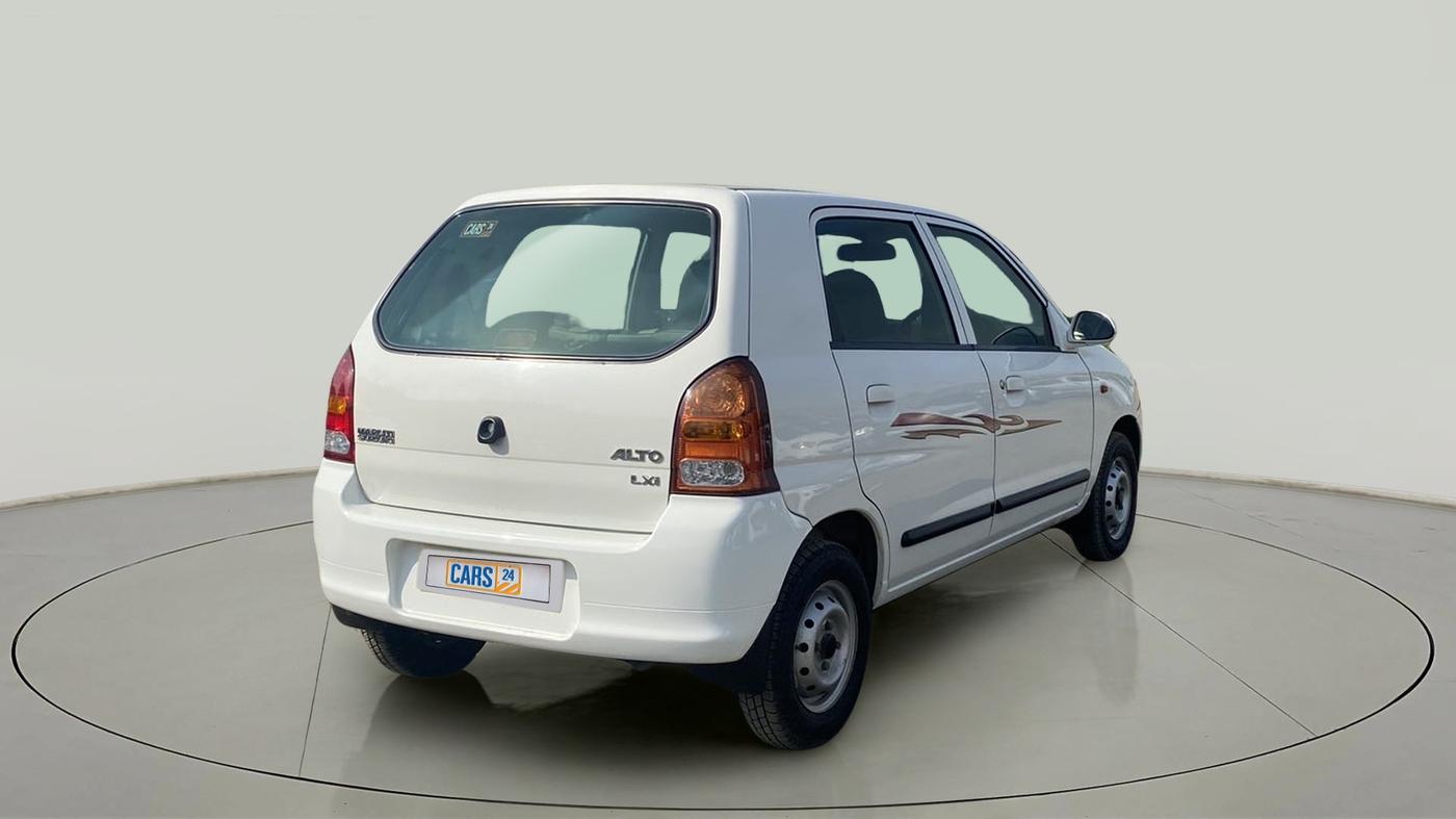 2011 Maruti Alto LXI, Petrol, Manual, 39,740 km, Right Back Diagonal