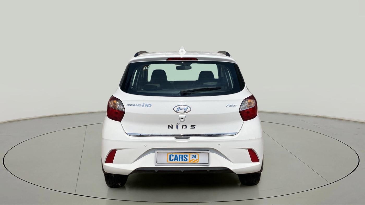 2022 Hyundai GRAND I10 NIOS ASTA AMT 1.2 KAPPA VTVT, Petrol, Automatic, 7,101 km, Back/Rear