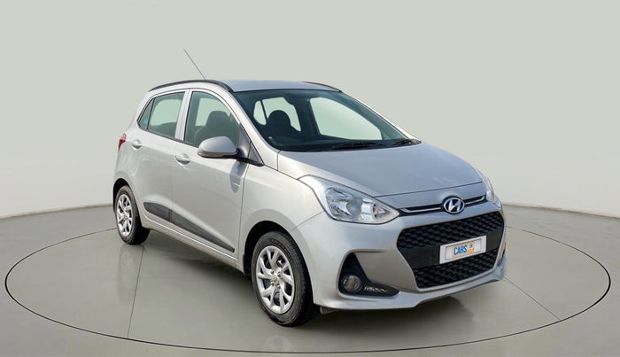 2018 Hyundai Grand i10 SPORTZ 1.2 KAPPA VTVT, Petrol, Manual, 13,511 km, Right Front Diagonal