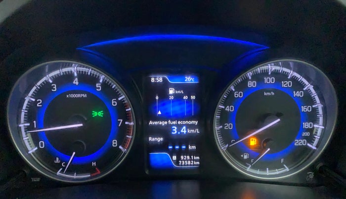 2016 Maruti Baleno ZETA PETROL 1.2, Petrol, Manual, 73,582 km, Odometer Image