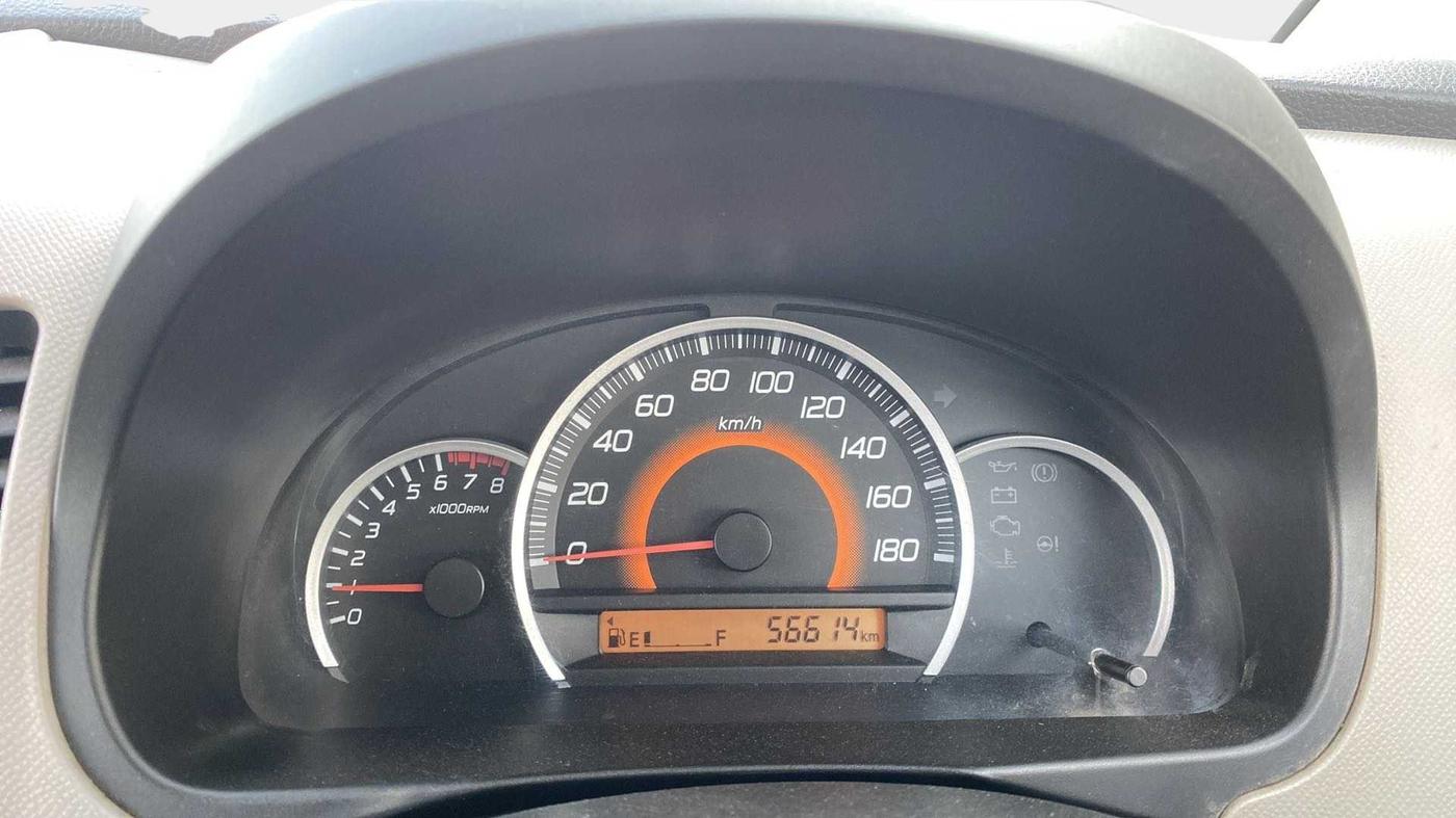 2013 Maruti Wagon R 1.0 VXI, Petrol, Manual, 56,698 km, Odometer Image