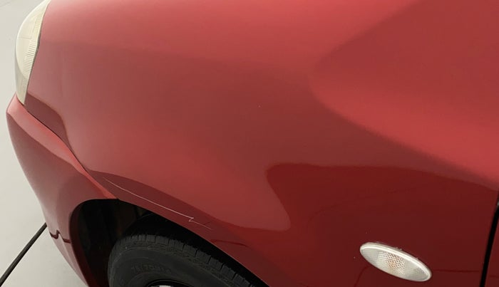 2012 Toyota Etios G, Petrol, Manual, 1,22,817 km, Left fender - Slightly dented