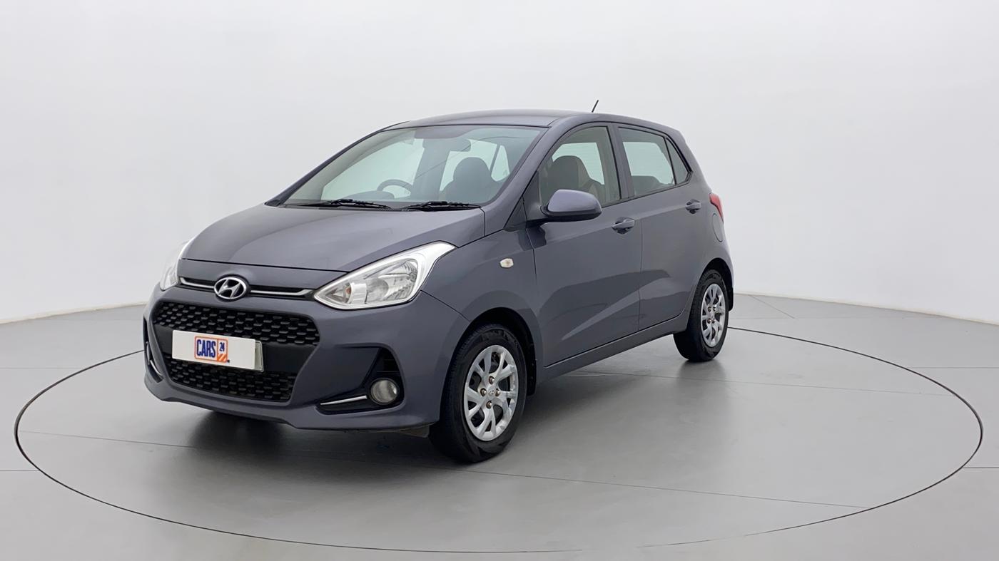 2017 Hyundai Grand i10 SPORTZ 1.2 KAPPA VTVT, Petrol, Manual, 66,613 km, Left Front Diagonal