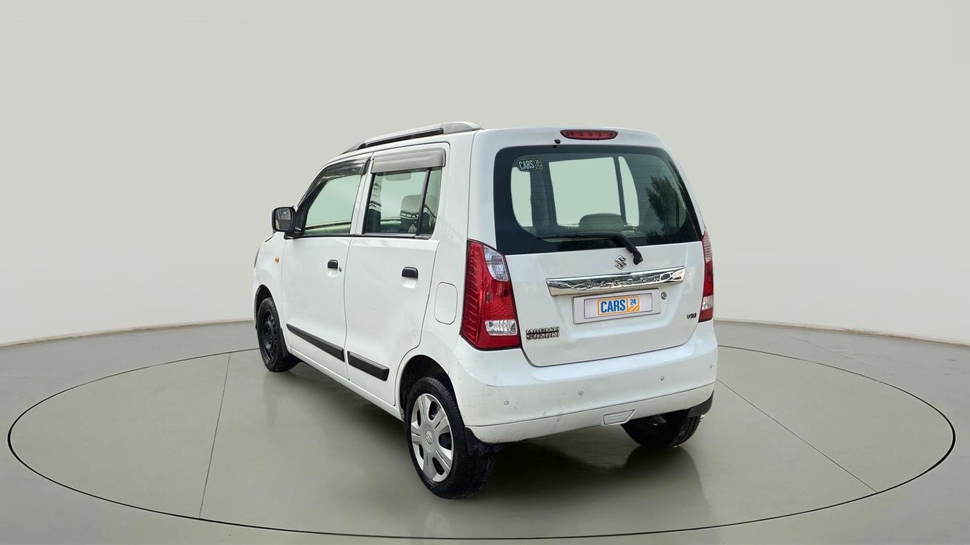 2017 Maruti Wagon R 1.0 VXI, Petrol, Manual, 50,723 km, Left Back Diagonal