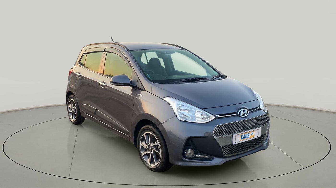 2019 Hyundai Grand i10 SPORTZ AT 1.2 KAPPA VTVT, Petrol, Automatic, 28,928 km, Right Front Diagonal