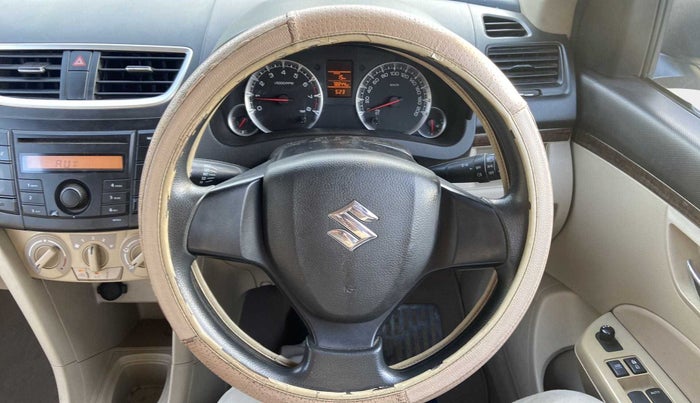2014 Maruti Swift Dzire VXI, CNG, Manual, 78,803 km, Steering Wheel Close Up