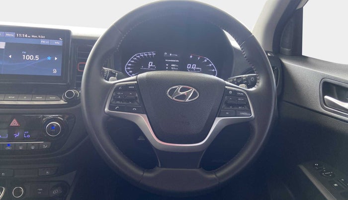 2020 Hyundai Verna SX (O) 1.0 TURBO DCT, Petrol, Automatic, 76,601 km, Steering Wheel Close Up