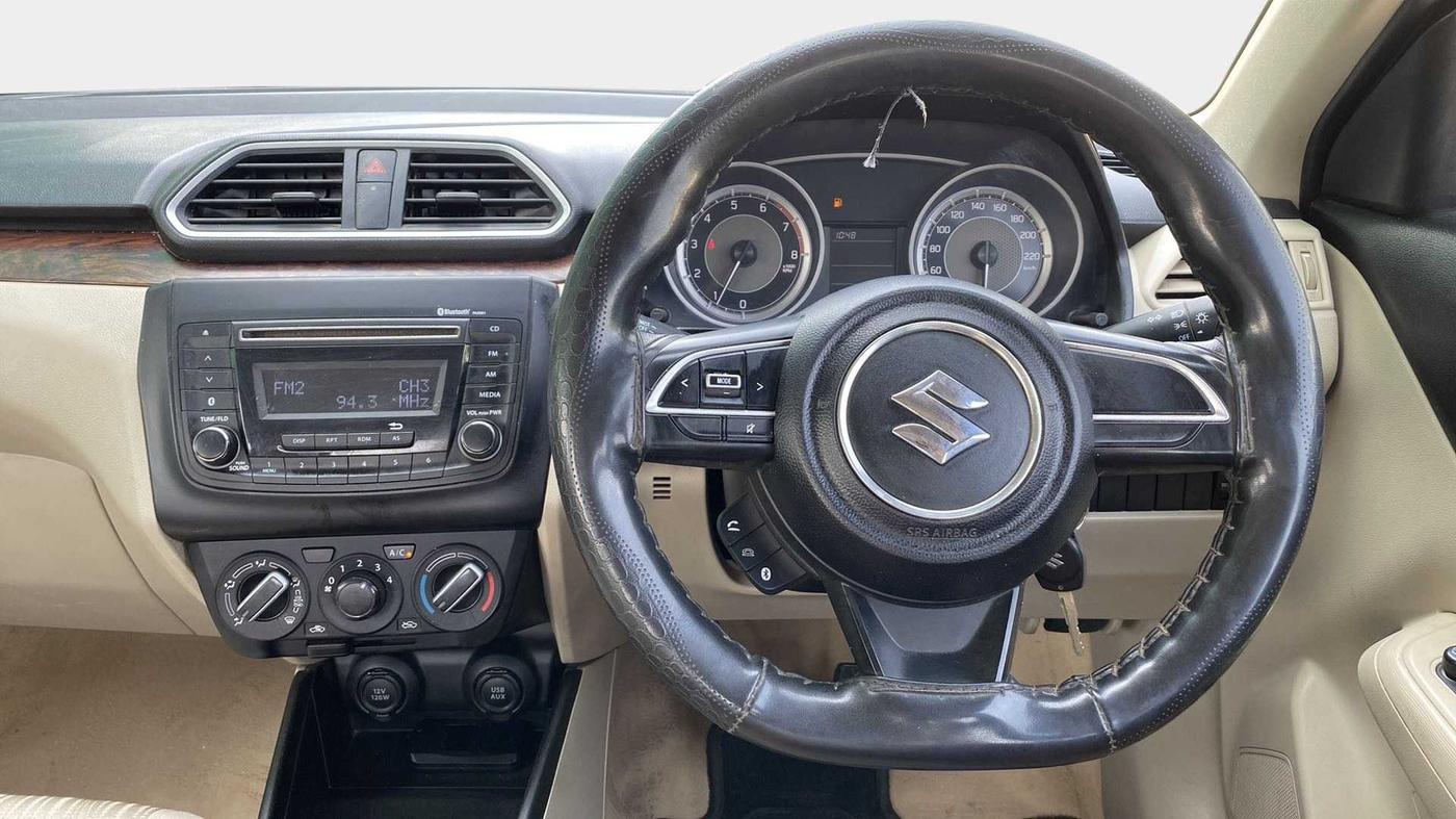 2017 Maruti Dzire VXI, Petrol, Manual, 44,724 km, Steering Wheel Close Up