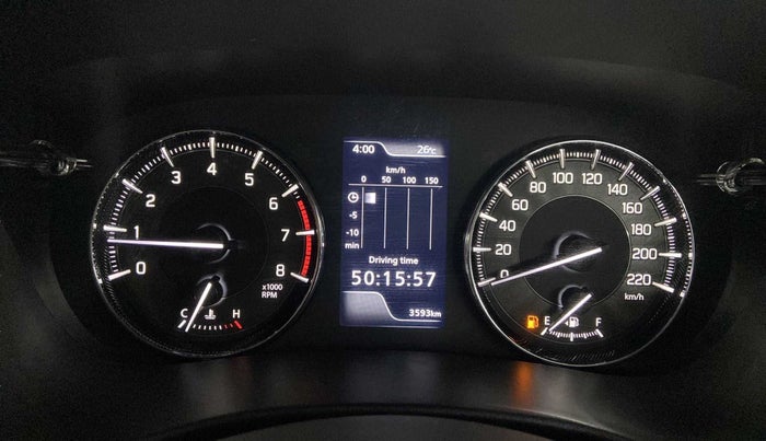 2023 Toyota Glanza V, Petrol, Manual, 3,592 km, Odometer Image