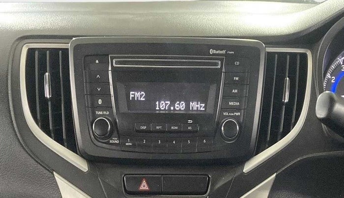 2017 Maruti Baleno DELTA PETROL 1.2, Petrol, Manual, 52,828 km, Infotainment system - Music system not functional