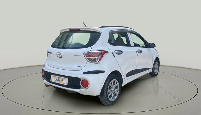 2019 Hyundai Grand i10 SPORTZ 1.2 KAPPA VTVT, Petrol, Manual, 24,595 km, Right Back Diagonal