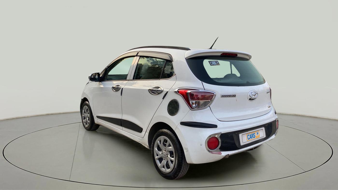 2019 Hyundai Grand i10 SPORTZ 1.2 KAPPA VTVT, Petrol, Manual, 24,595 km, Left Back Diagonal