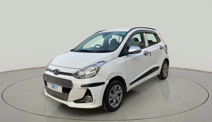 2019 Hyundai Grand i10 SPORTZ 1.2 KAPPA VTVT, Petrol, Manual, 24,595 km, Left Front Diagonal
