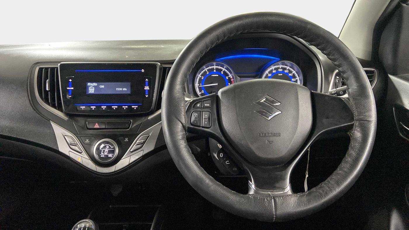 2019 Maruti Baleno DELTA PETROL 1.2, Petrol, Manual, 22,016 km, Steering Wheel Close Up