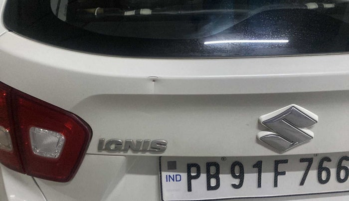 2019 Maruti IGNIS DELTA 1.2, Petrol, Manual, 41,370 km, Dicky (Boot door) - Slightly dented