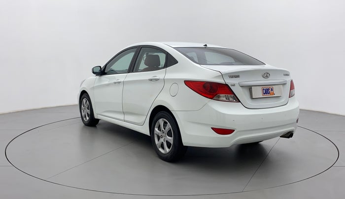 2011 Hyundai Verna FLUIDIC 1.6 CRDI EX, Diesel, Manual, 1,17,358 km, Left Back Diagonal