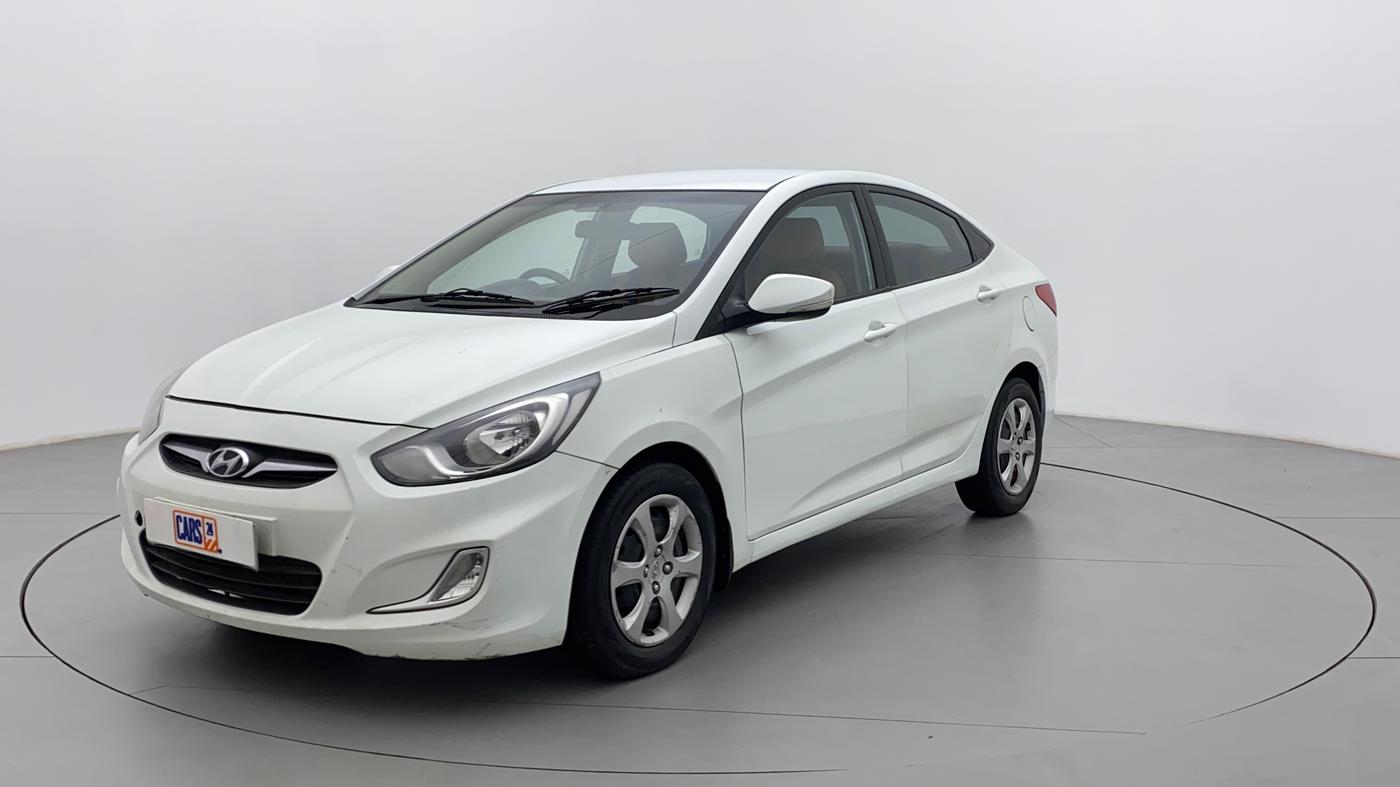 2011 Hyundai Verna FLUIDIC 1.6 CRDI EX, Diesel, Manual, 1,17,358 km, Left Front Diagonal
