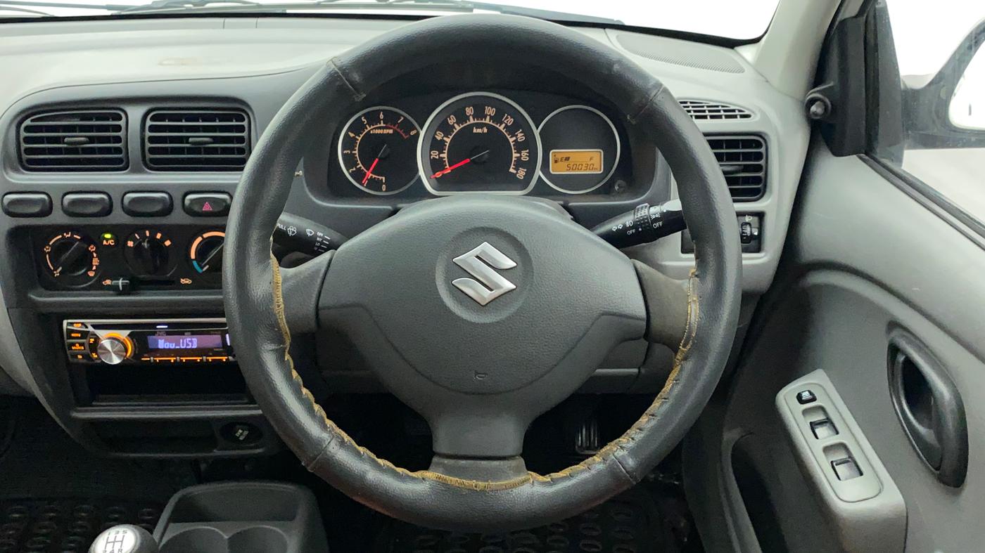 2013 Maruti Alto K10 VXI, Petrol, Manual, 50,030 km, Steering Wheel Close Up
