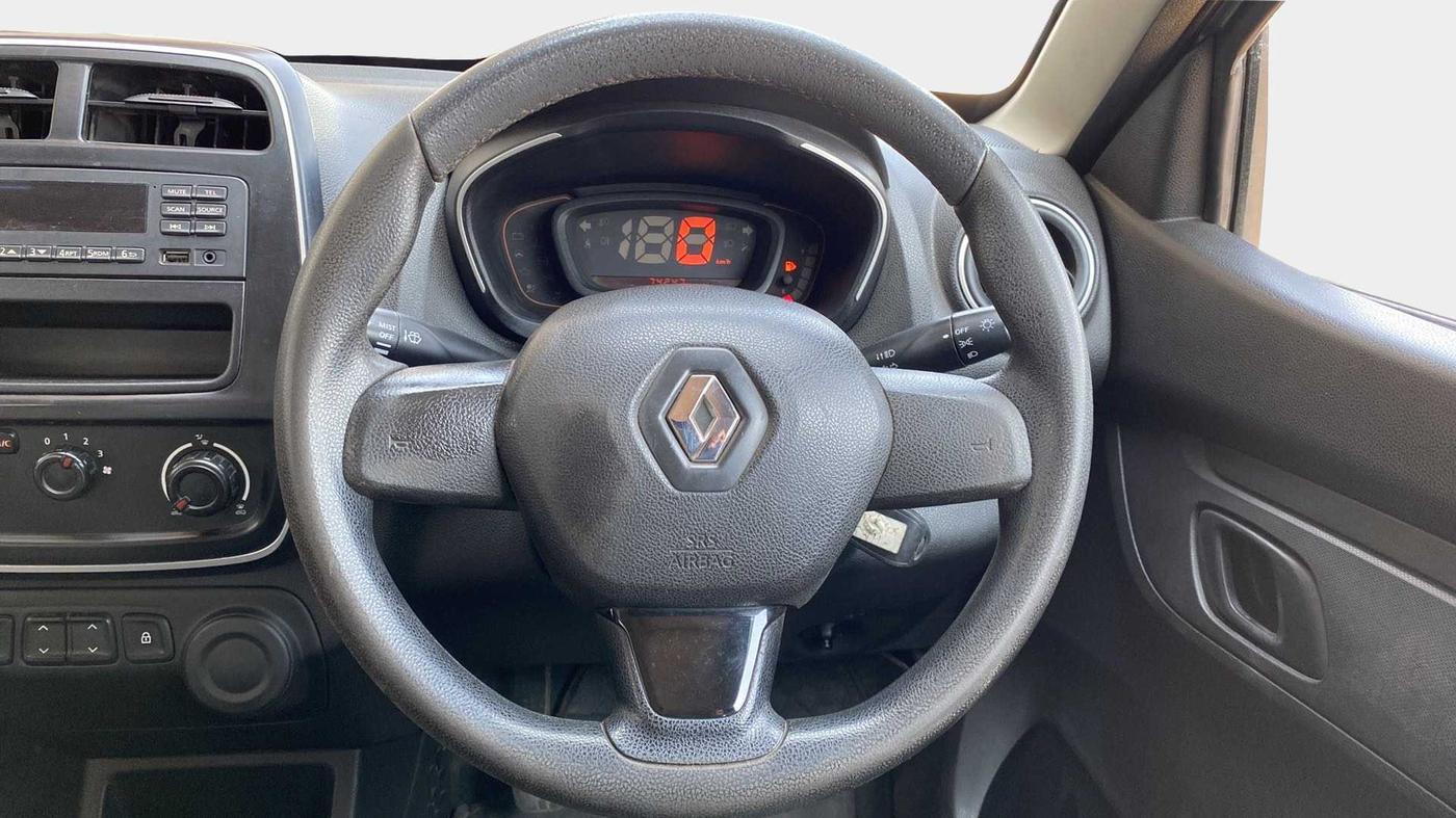 2019 Renault Kwid RXL, CNG, Manual, 74,212 km, Steering Wheel Close Up