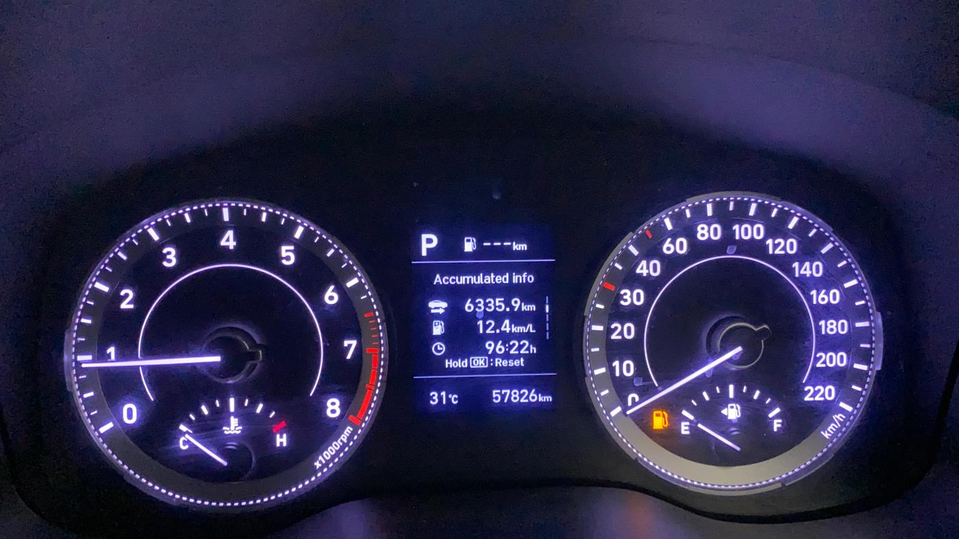 2019 Hyundai VENUE SX PLUS 1.0 TURBO DCT, Petrol, Automatic, 57,826 km, Odometer Image