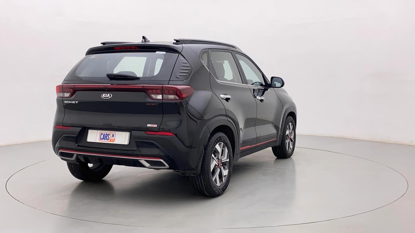 2020 KIA SONET GTX PLUS 1.0 IMT, Petrol, Manual, 25,013 km, Right Back Diagonal