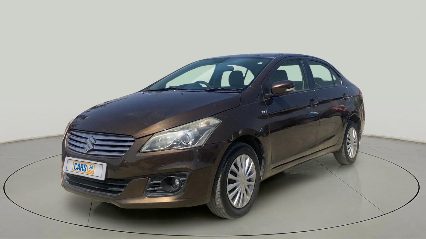 2014 Maruti Ciaz VXI+, Petrol, Manual, 87,357 km, Left Front Diagonal