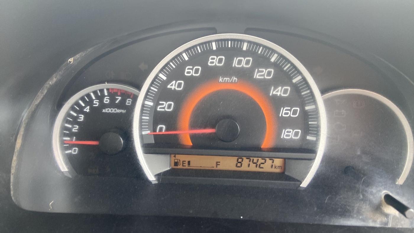 2016 Maruti Wagon R 1.0 VXI, Petrol, Manual, 87,560 km, Odometer Image