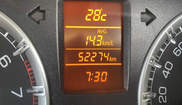 2012 Maruti Ertiga ZXI, Petrol, Manual, 52,256 km, Odometer Image