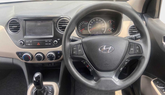 2018 Hyundai Grand i10 SPORTZ AT 1.2 KAPPA VTVT, Petrol, Automatic, 8,034 km, Steering Wheel Close Up