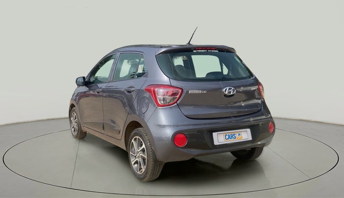 2018 Hyundai Grand i10 SPORTZ AT 1.2 KAPPA VTVT, Petrol, Automatic, 8,034 km, Left Back Diagonal