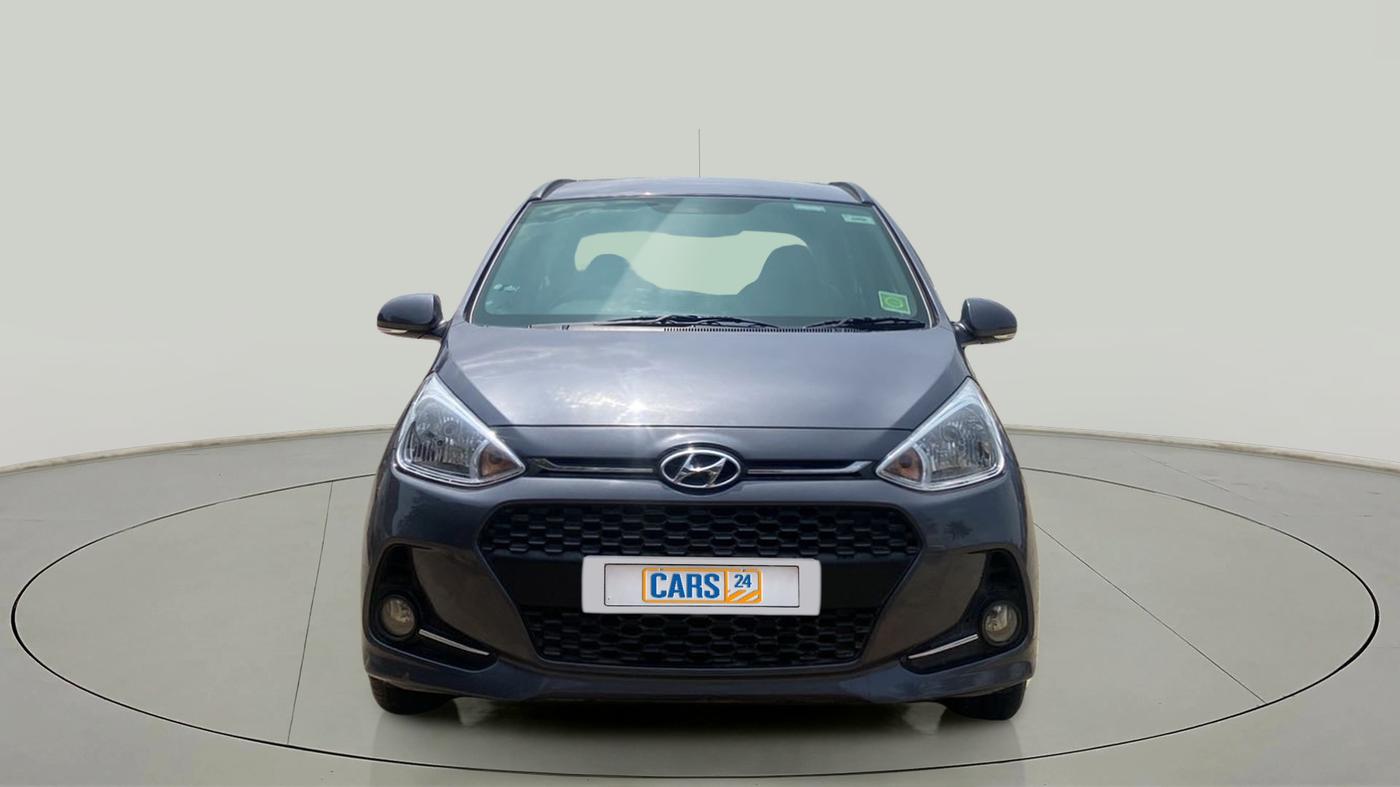 2018 Hyundai Grand i10 SPORTZ AT 1.2 KAPPA VTVT, Petrol, Automatic, 8,034 km, Front